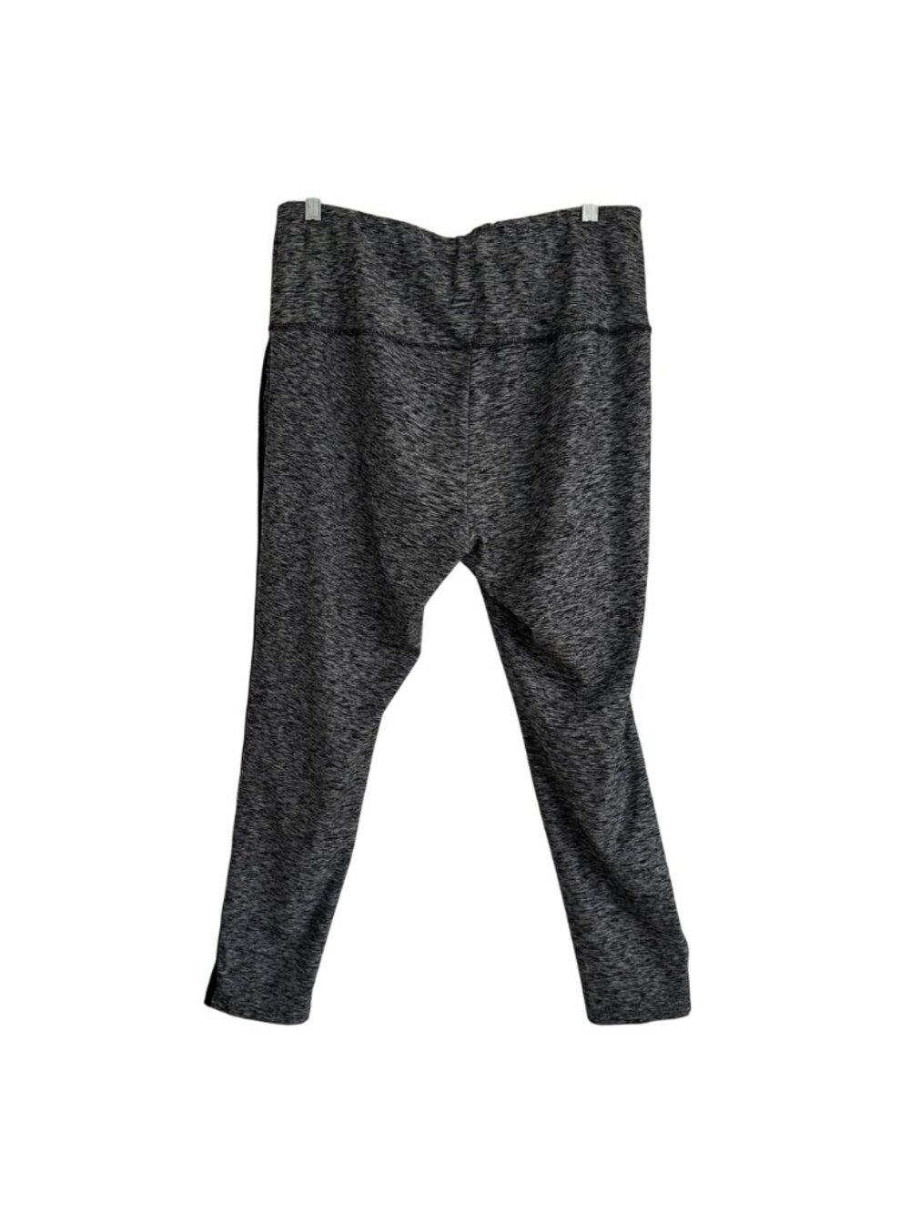 Chicos Zenergy Pants 12-14 Yoga Athletic Casual Pull On Gray Black Heathered - Picture 3 of 12